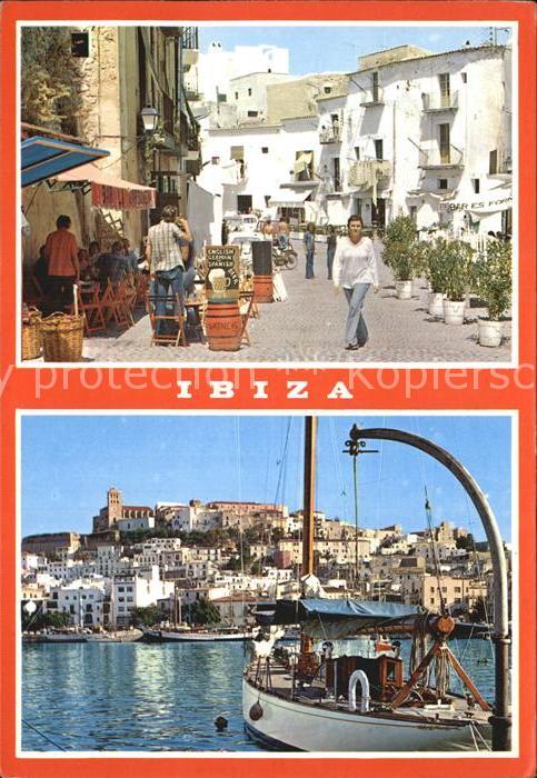 Ibiza Islas Baleares Fussgängerzone Hafen