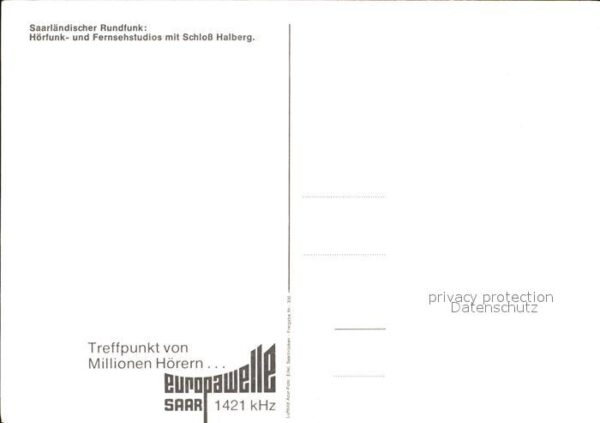 Saarbruecken Saarländischer Rundfunk Schloss Halberg – Bild 2