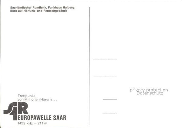 Saarbruecken Saarländischer Rundfunk Funkhaus Halber – Bild 2