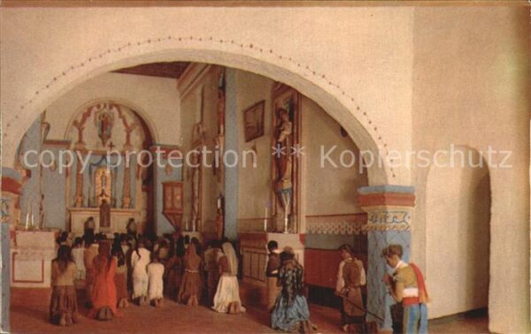Tumacacori Diorama of Mass at Mission San Jose Mus