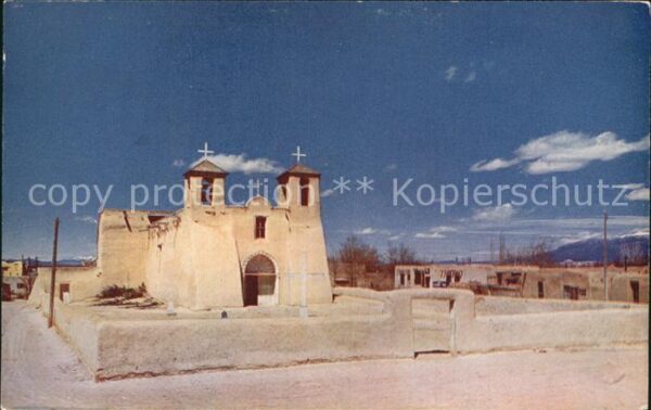 Taos Old Church Ranchos New Mexican Architec