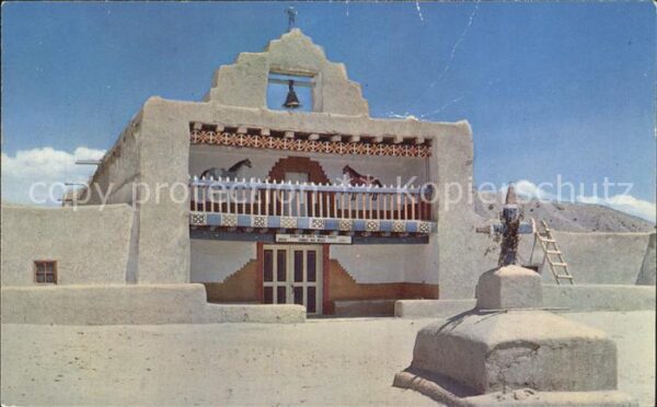 Santo Domingo Pueblo Church dating from 1779 Mission