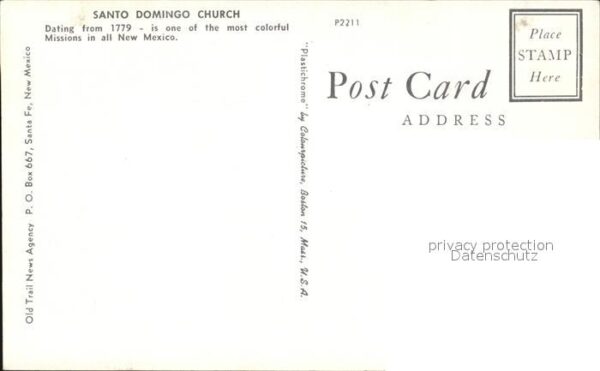 Santo Domingo Pueblo Church dating from 1779 Mission – Bild 2