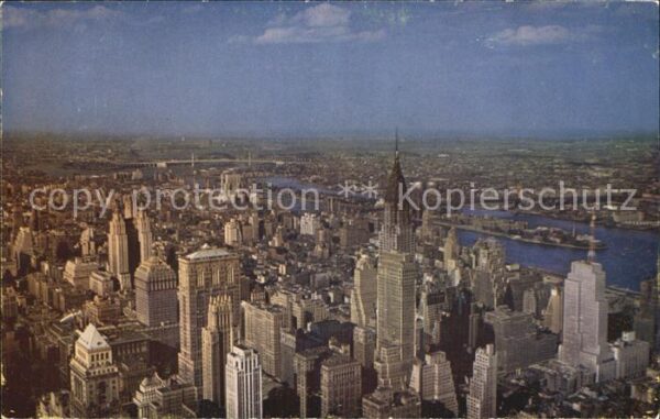 New York City North East view from the Empire State B