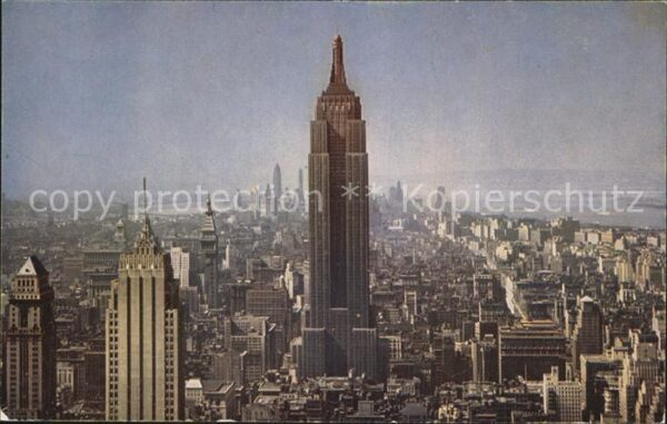 New York City Looking south from observation roof of