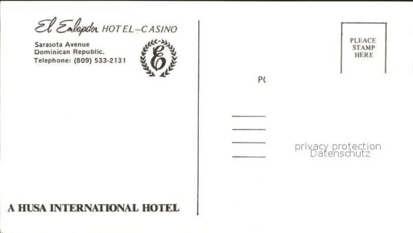 Santo Domingo Distrito Nacional El Embajador Hotel Casino Piscina – Bild 2