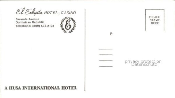 Santo Domingo Distrito Nacional El Embajador Hotel Casino Foyer – Bild 2