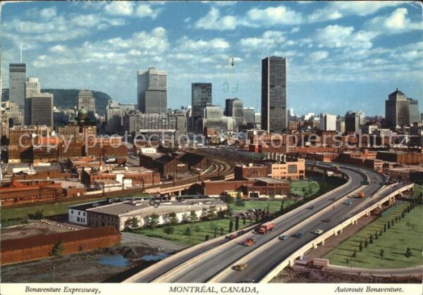 Montreal Quebec Downtown Bonaventure Expressway Autorou