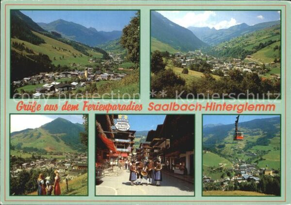 Saalbach-Hinterglemm Panorama mit Zwölferkogel Talschluss Do