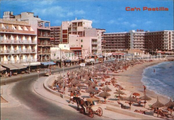 Can Pastilla Palma de Mallorca Uferstrasse Strand Hotels Restaurants