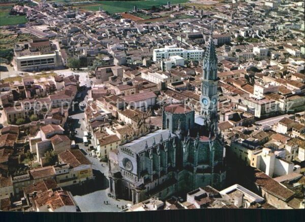 Manacor Vista aerea en primer termino la Real P