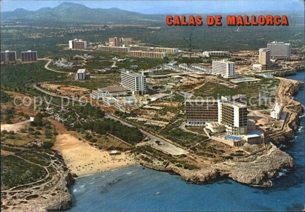 Calas de Mallorca Fliegeraufnahme