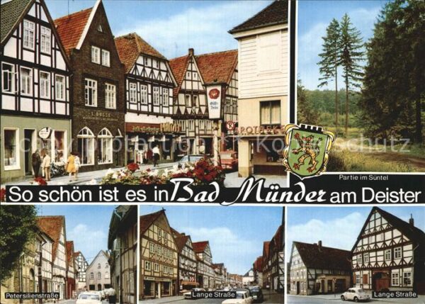 Bad Muender Altstadt Fachwerkhäuser Strassenpartien