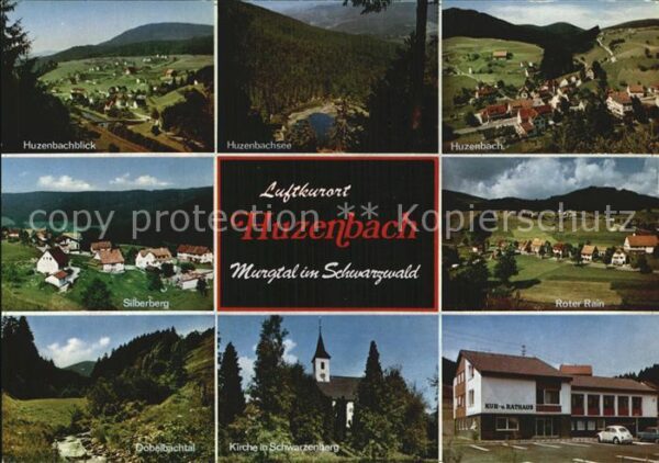 Huzenbach Panorama Murgtal Huzenbachsee Roter Rai
