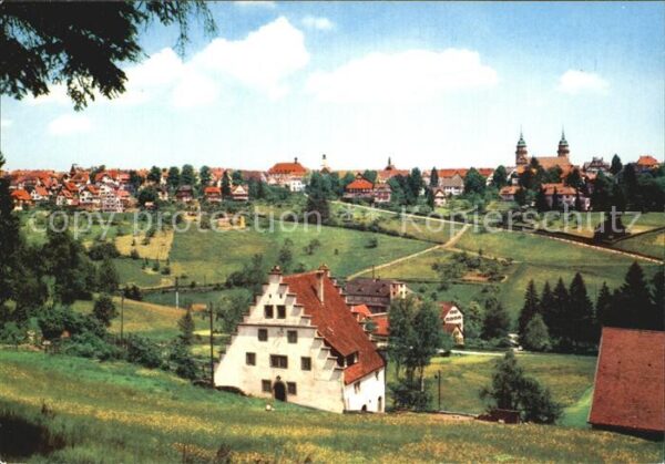 Freudenstadt Teilansicht mit Kirche