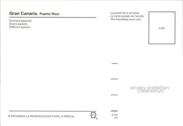 Puerto Rico Gran Canaria Diversos aspectos Hafen Hotelanlage Swi – Bild 2