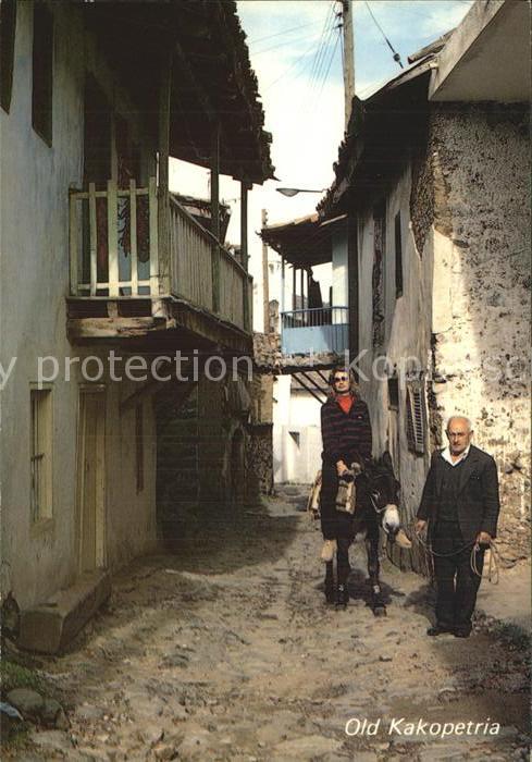 Kakopetria Zypern Cyprus Old Kakopetria Gasse Esel Lasttier