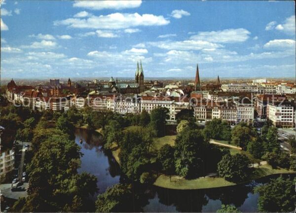Bremen Am Wall Blick über die Stadt