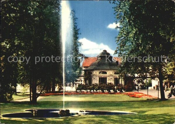 Bad Salzschlirf Kurpark Fontäne