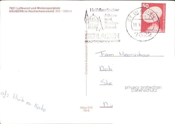 Haeusern Schwarzwald Kurpark St Fridolin Kirche Festhalle Ca – Bild 2
