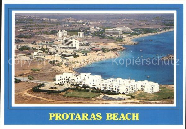 Protaras Cyprus Zypern Strand Küste Fliegeraufnahme