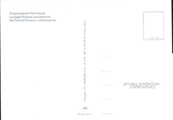 Protaras Cyprus Zypern Strand Küste Fliegeraufnahme – Bild 2