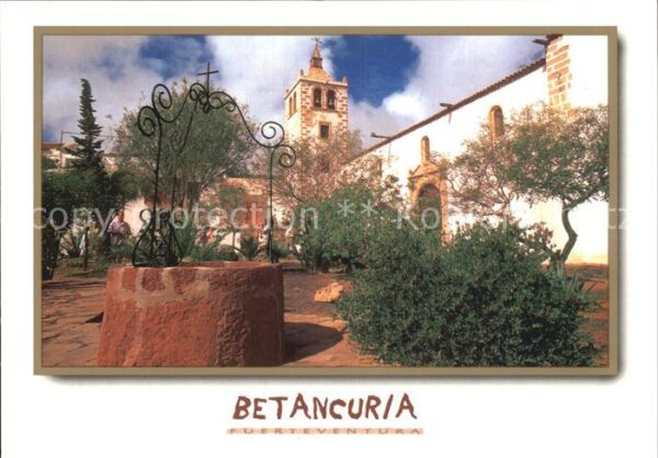 Betancuria Brunnen Kirche