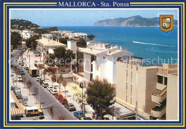 Santa Ponsa Mallorca Islas Baleares Panorama Meerblick