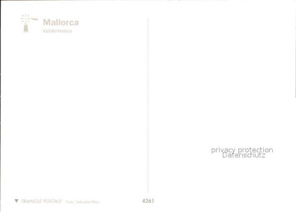 Valldemossa Mallorca Gasse Blumenschmuck – Bild 2