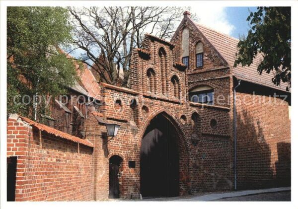 Stralsund Mecklenburg Vorpommern Portal am Katharinenberg aus Postkarten