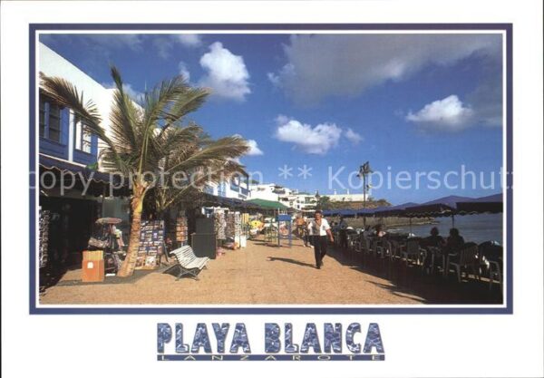 Playa Blanca Puerto del Carmen Promenade Souvenirs Restaurants am Stra