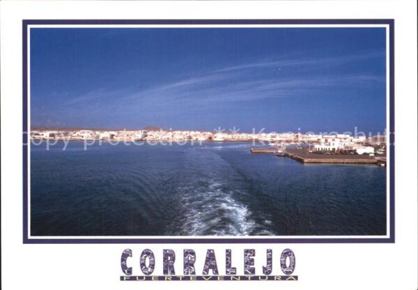 Corralejo Ansicht vom Meer aus