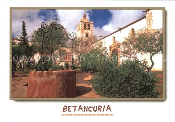Betancuria Brunnen Kirche