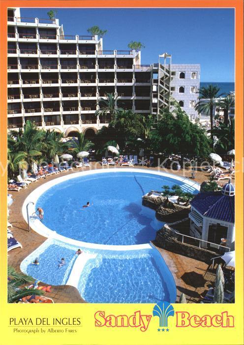 Playa del Ingles Hotel Sandy Beach Swimming Pool