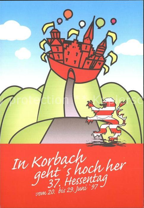 Korbach 37. Hessentag Künstlerkarte