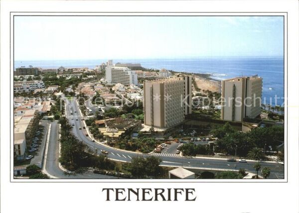 Playa de Los Cristianos Vista aerea Zona hotelera Coleccion Pai