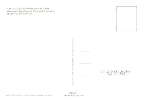 Playa de Los Cristianos Vista aerea Zona hotelera Coleccion Pai – Bild 2
