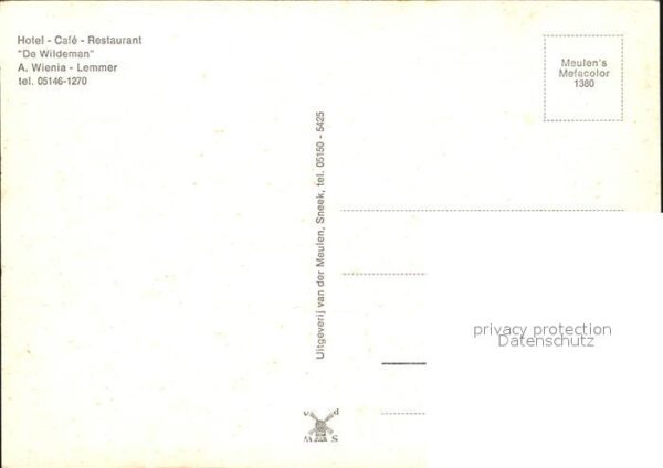 Lemmer Hotel Cafe Restaurant De Wildeman – Bild 2
