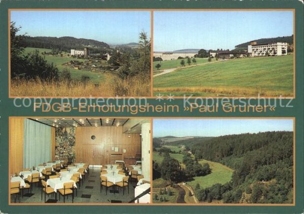 Caemmerswalde Rauschenbach FDGB Erholungsheim Paul Gr