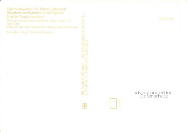 Caemmerswalde Rauschenbach FDGB Erholungsheim Paul Gr – Bild 2