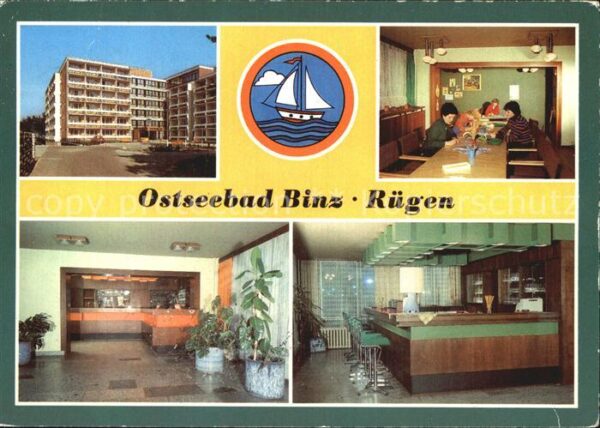 Binz Ruegen FDG Urlauberwohnheim Pomorze