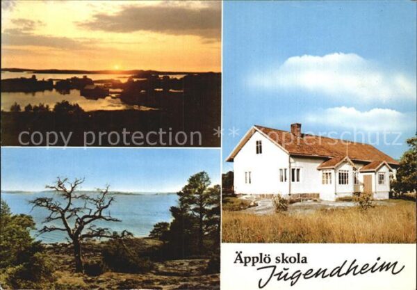 Finnland Suomi Houtskär Äpplo skola