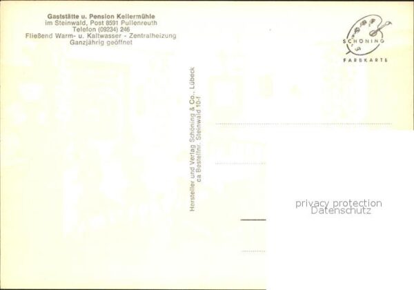 Pullenreuth Gaststätte Pension Kellermühle – Bild 2