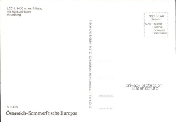 Lech Vorarlberg Rüfikopf Bahn – Bild 2