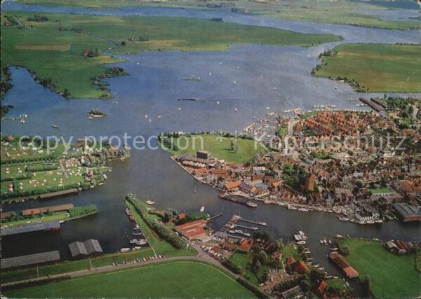 Friesland Niederlande Meer Luftbild