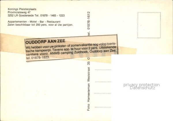 Goedereede Konings Pleisterplaats – Bild 2