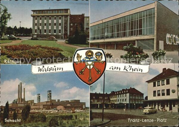 Walsum Duisburg Rathaus Sporthale Franz Lenze Platz Sch