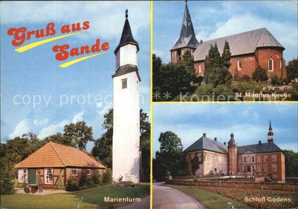Sande Friesland Marienturm Schloss Godens Sankt Magnusk
