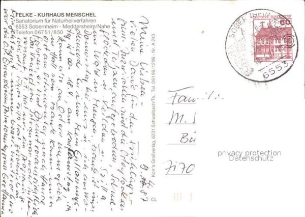 Sobernheim Felke Kurhaus Menschel – Bild 2