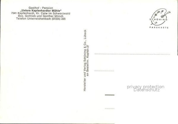 Kapfenhardt Gasthof Pension Untere Kapfenhardter Mü – Bild 2